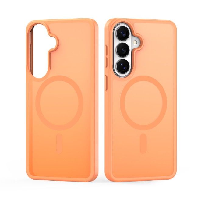 Dux Ducis - Samsung Galaxy S26 Hülle - TPU und PC Hardcase - MagSafe kompatibel - Yind MagSafe Series - orange