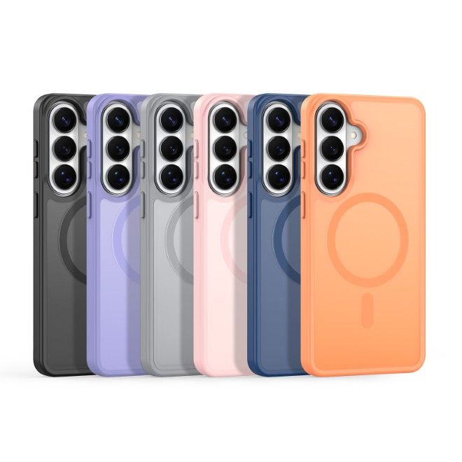 Dux Ducis - Samsung Galaxy S26+ Hülle - TPU und PC Hardcase - MagSafe kompatibel - Yind MagSafe Series - hellpink