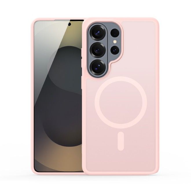 Dux Ducis - Samsung Galaxy S26 Ultra Hülle - TPU und PC Hardcase - MagSafe kompatibel - Yind MagSafe Series - hellpink