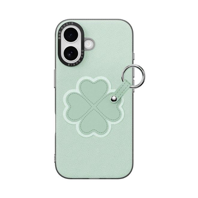 Dux Ducis - iPhone 17 Case - Leather Hardcase - Luvy Series - Green
