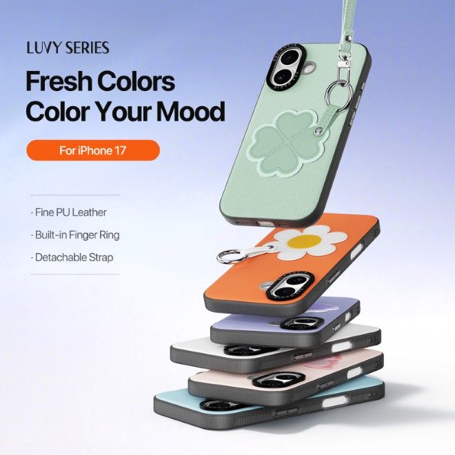 Dux Ducis - iPhone 17 Case - Leather Hardcase - Luvy Series - Green