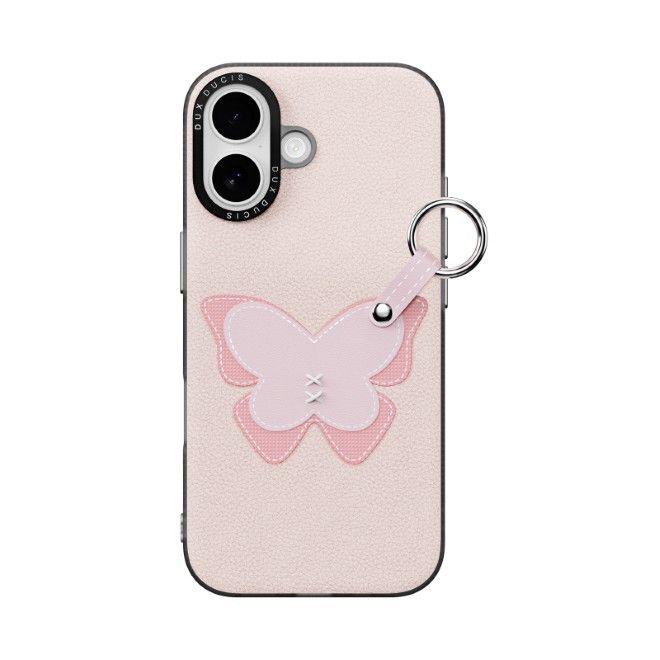 Dux Ducis - iPhone 17 Case - Leather Hardcase - Luvy Series - Light Pink