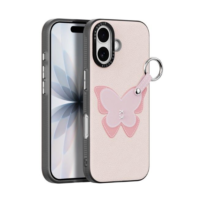 Dux Ducis - iPhone 17 Case - Leather Hardcase - Luvy Series - Light Pink