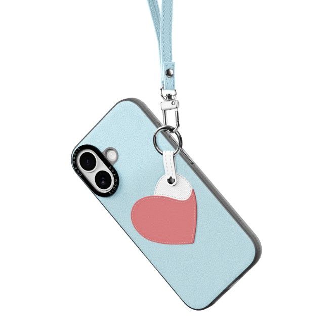 Dux Ducis - Étui pour iPhone 17 - Coque rigide en cuir - Série Luvy - Bleu