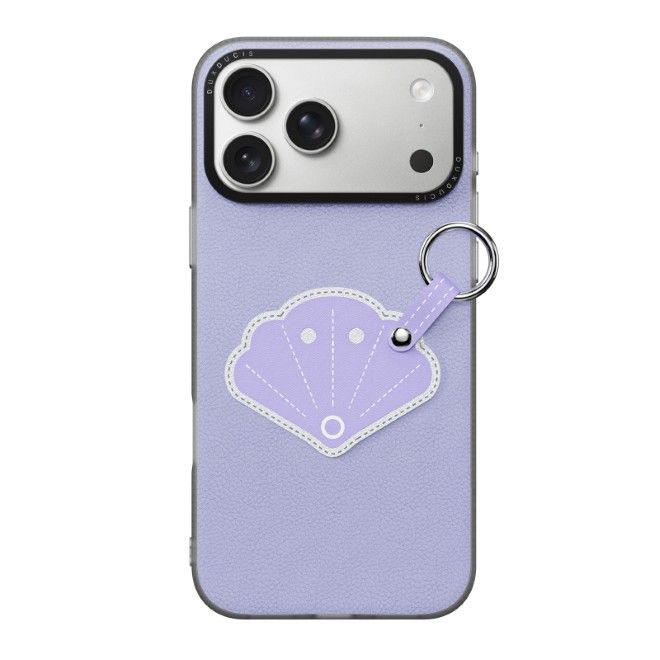 Dux Ducis - iPhone 17 Pro Max Hülle - Leder Hardcase - Luvy Series - lila