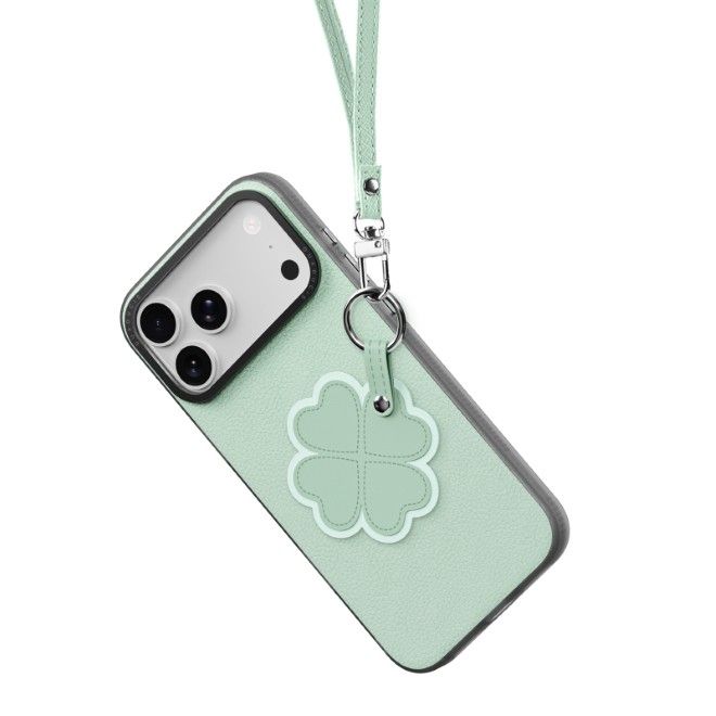 Dux Ducis - iPhone 17 Pro Max Hülle - Leder Hardcase - Luvy Series - grün