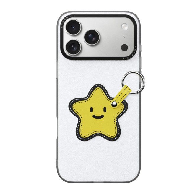 Dux Ducis - iPhone 17 Pro Max Hülle - Leder Hardcase - Luvy Series - weiss