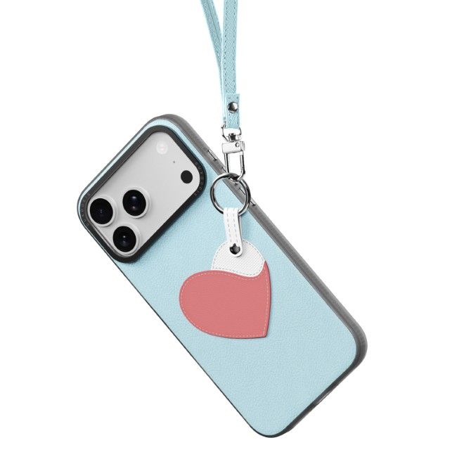 Dux Ducis - iPhone 17 Pro Max Hülle - Leder Hardcase - Luvy Series - blau