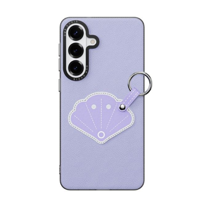 Dux Ducis - Samsung Galaxy S26 Hülle - Leder Hardcase - Luvy Series - lila