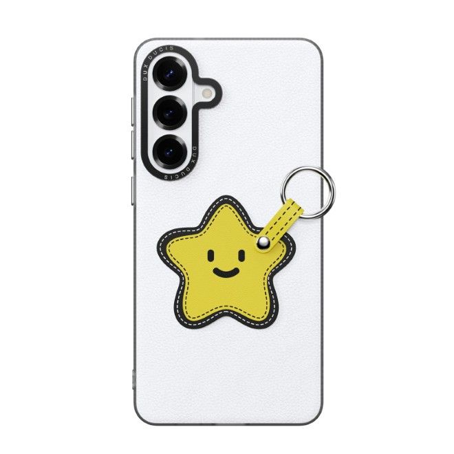 Dux Ducis - Samsung Galaxy S26 Hülle - Leder Hardcase - Luvy Series - weiss