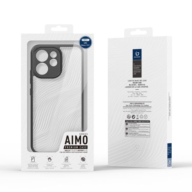 Dux Ducis - Oppo Reno15 F Hülle - Hardcase - Aimo Series - schwarz