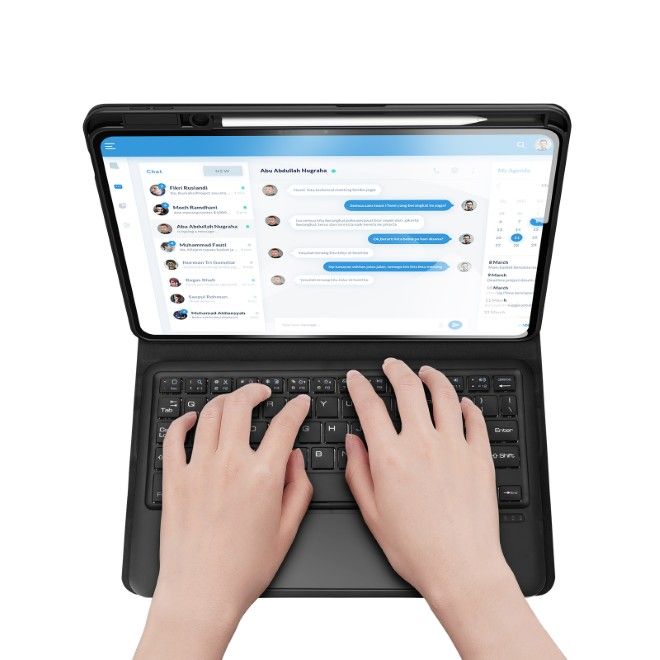 Dux Ducis - Xiaomi Pad 8 Pro / 8 / 7 Pro / 7 Ultra Tastatur Hülle - Keyboard Case - TK Series - schwarz