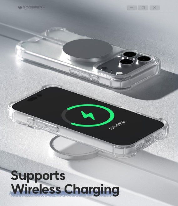 Goospery - iPhone 17 Handyhülle - Solides Plastik Case - Super Protect Series - transparent