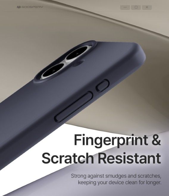 Goospery - iPhone 17 case - Pure MagSafe Silicone Case Series - navy