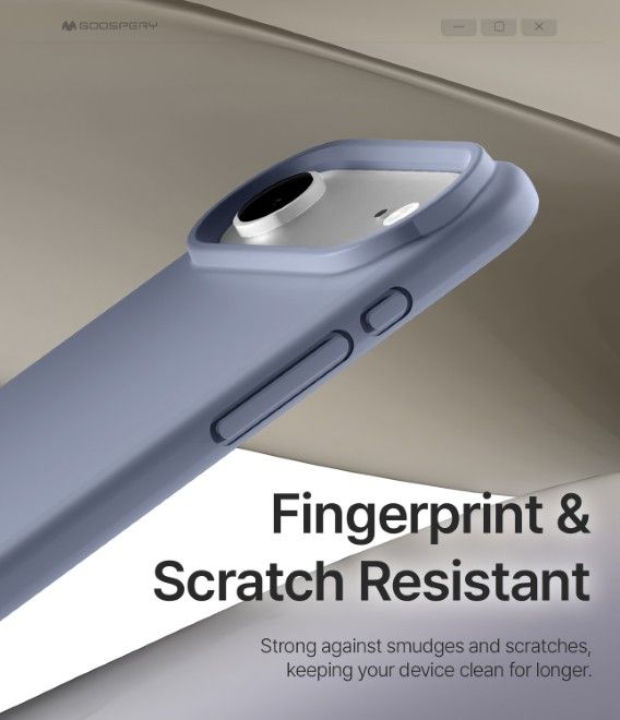 Goospery - iPhone Air Case - Pure MagSafe Silicone Case Series - Lavender