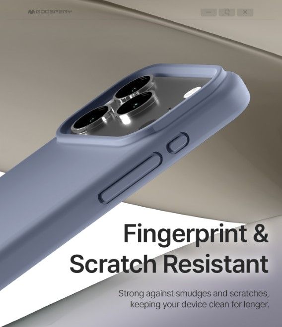 Goospery - iPhone 17 Pro Hülle - Pure MagSafe Silicone Case Series - lavendel