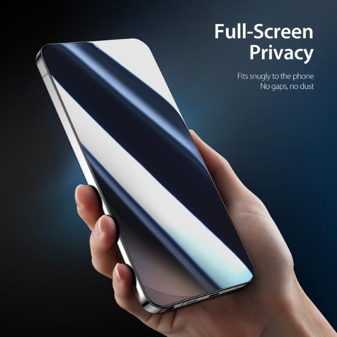 Dux Ducis - Samsung Galaxy S26 Schutzglas - aus gehärtetem Glas - mit Sichtschutz - Privacy - schwarz