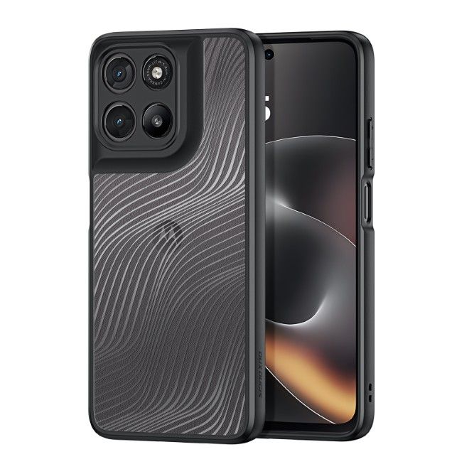 Dux Ducis - Étui rigide pour Motorola Moto G57 Power / G67 Power / G100 / G100S - Série Aimo - Noir