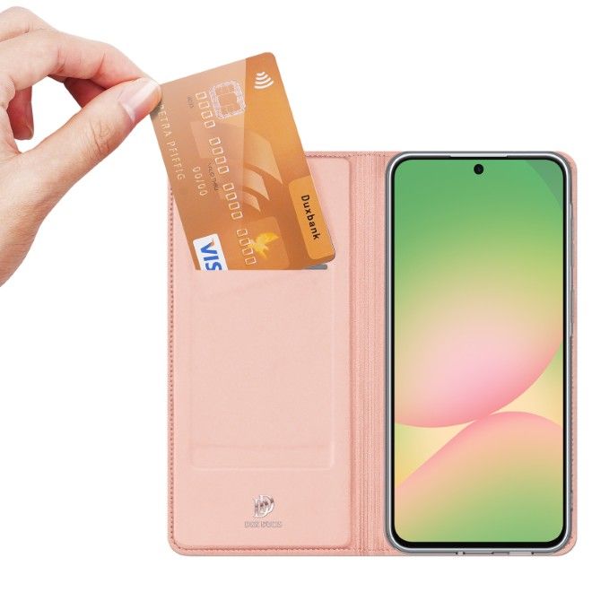 Dux Ducis - Samsung Galaxy A57 Case - Phone Book Cover - Skin Pro Series - Pink