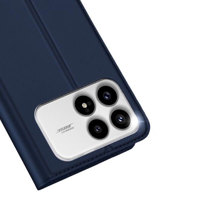 Dux Ducis - Étui Xiaomi Redmi K90 / Poco F8 Pro - Couverture type livret - Série Pro - Bleu
