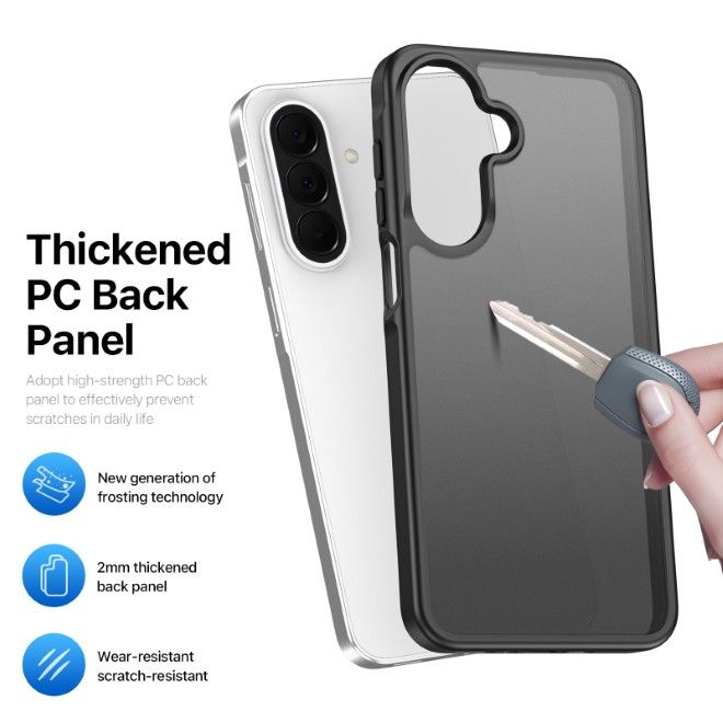 Dux Ducis - Samsung Galaxy A27 Hülle - TPU und PC Hardcase - Yind Series - schwarz