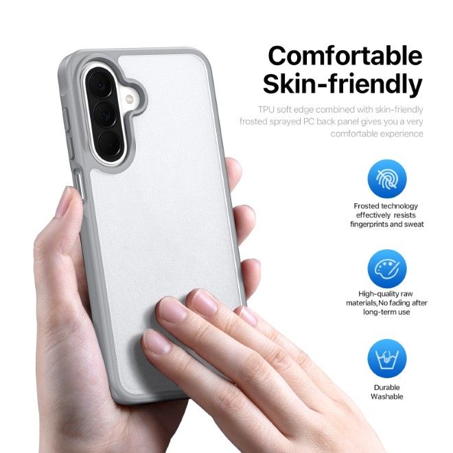 Dux Ducis - Samsung Galaxy A27 Hülle - TPU und PC Hardcase - Yind Series - grau