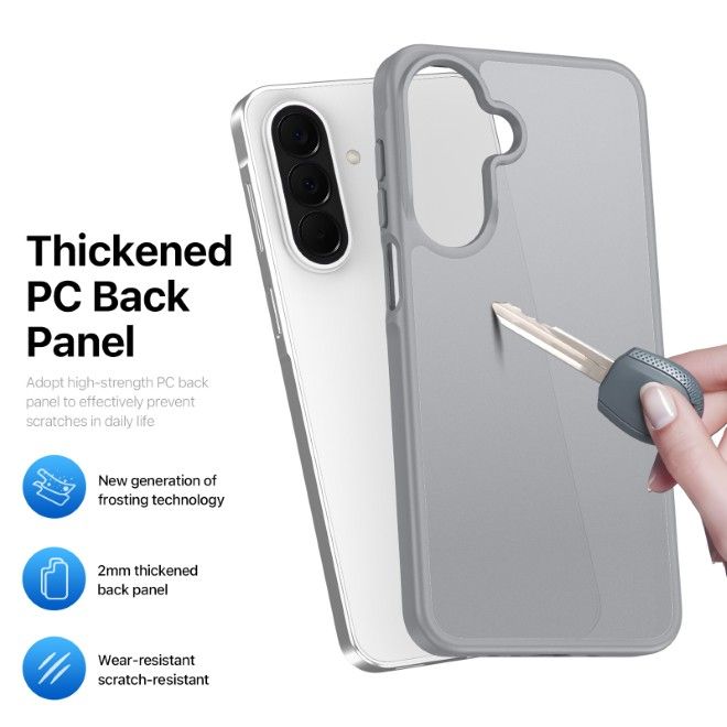 Dux Ducis - Samsung Galaxy A27 Hülle - TPU und PC Hardcase - Yind Series - grau