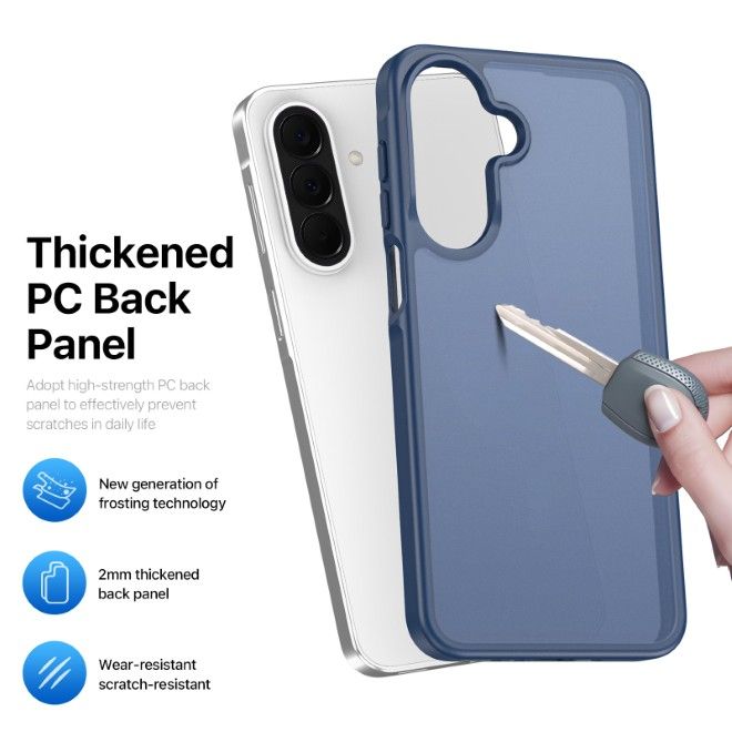 Dux Ducis - Samsung Galaxy A27 Hülle - TPU und PC Hardcase - Yind Series - dunkelblau