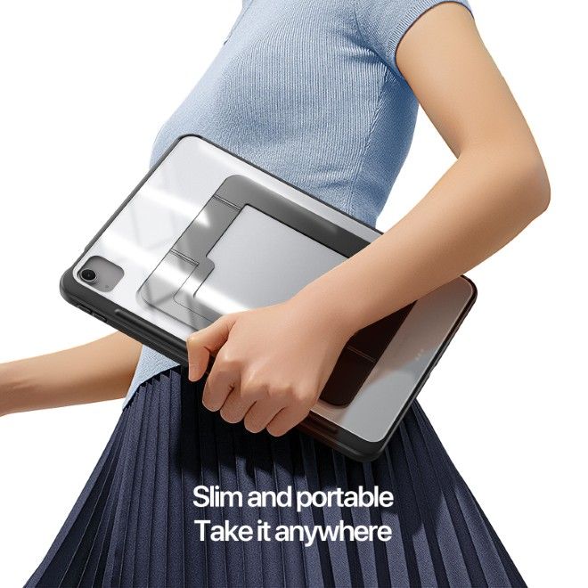 Dux Ducis - iPad Air 11 (2025/2024/2022/2020) / iPad Pro 11 (2022/2021/2020) Hülle - PC Hardcase mit Standfunktion - Axis Series - schwarz