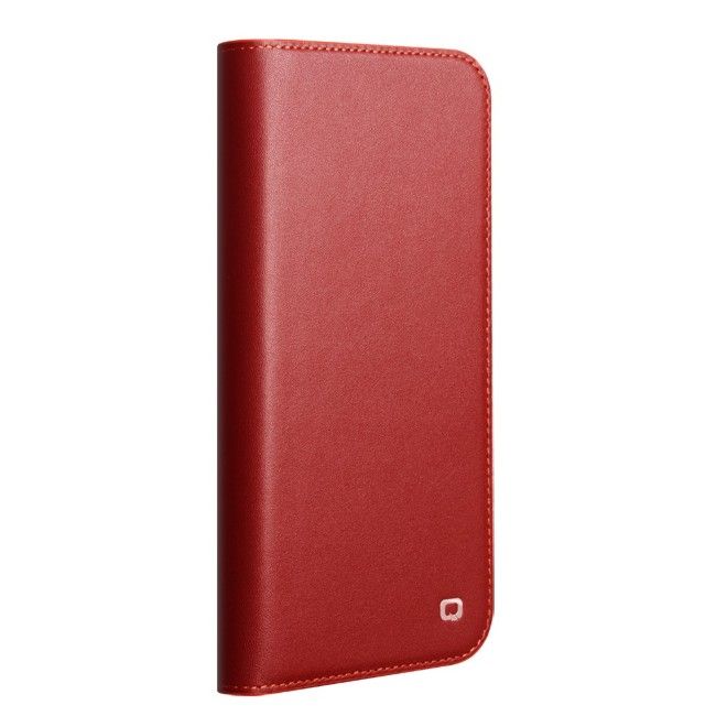 Qialino - Étui en cuir véritable pour iPhone Air - Collection Moderne - Rouge