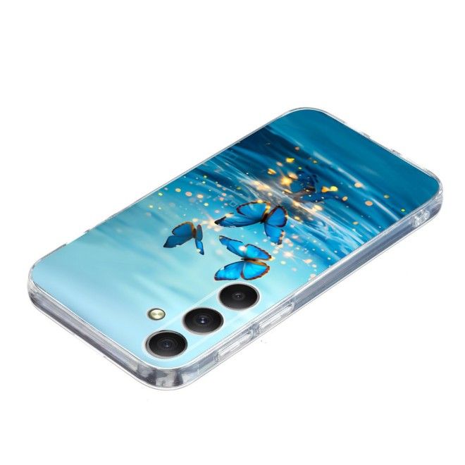 Samsung Galaxy S26 Handyhülle - Softcase Image TPU Series - blauer Schmetterling