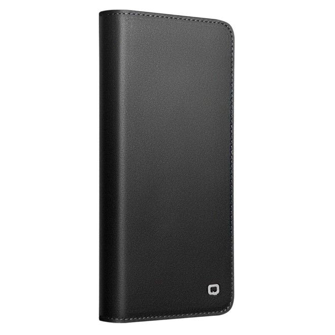 Qialino - Étui en cuir véritable pour Samsung Galaxy S26 Ultra - Collection Moderne - Noir