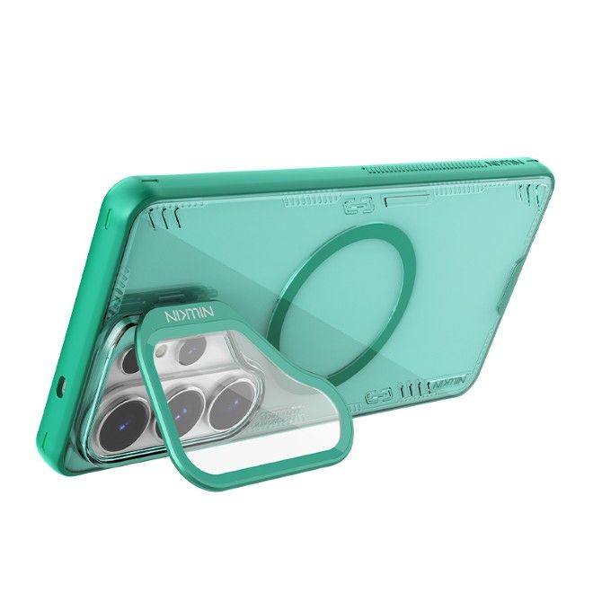 Nillkin - Samsung Galaxy S26 Ultra Hülle - Bio PC Hardcase - MagSafe kompatibel - Iceblade Prop Magnetic Series - grün