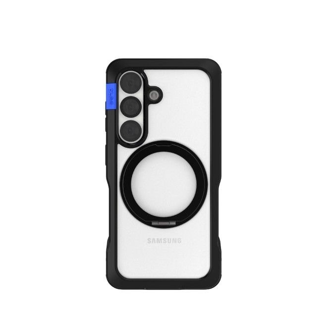 PLES - Samsung Galaxy S26 Hülle - Hardcase mit MagSafe - Made in Korea - Arche Mag Stand Series - schwarz