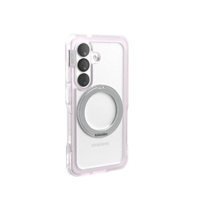 PLES - Samsung Galaxy S26 Hülle - Hardcase mit MagSafe - Made in Korea - Arche Glim Mag Stand Series - pink
