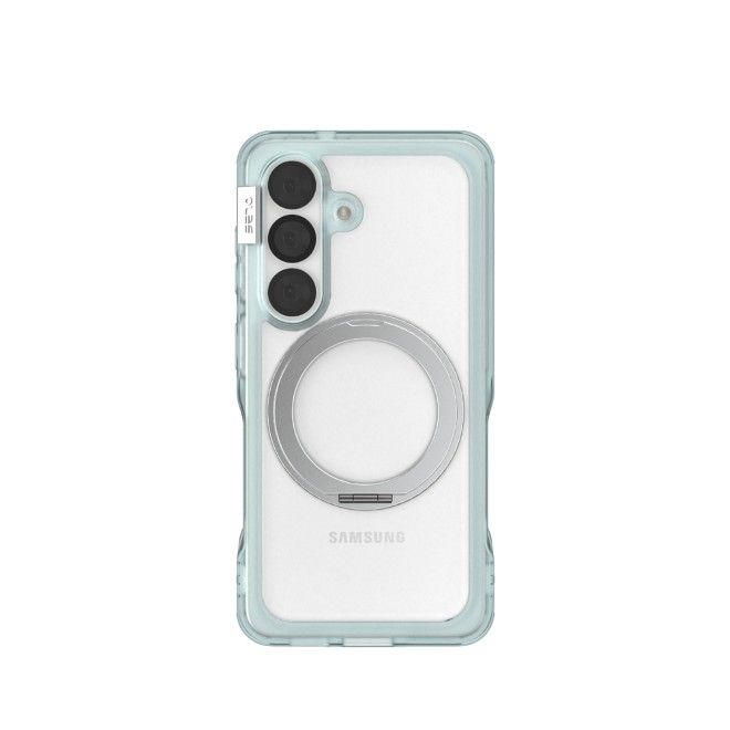 PLES - Samsung Galaxy S26 Hülle - Hardcase mit MagSafe - Made in Korea - Arche Glim Mag Stand Series - blau
