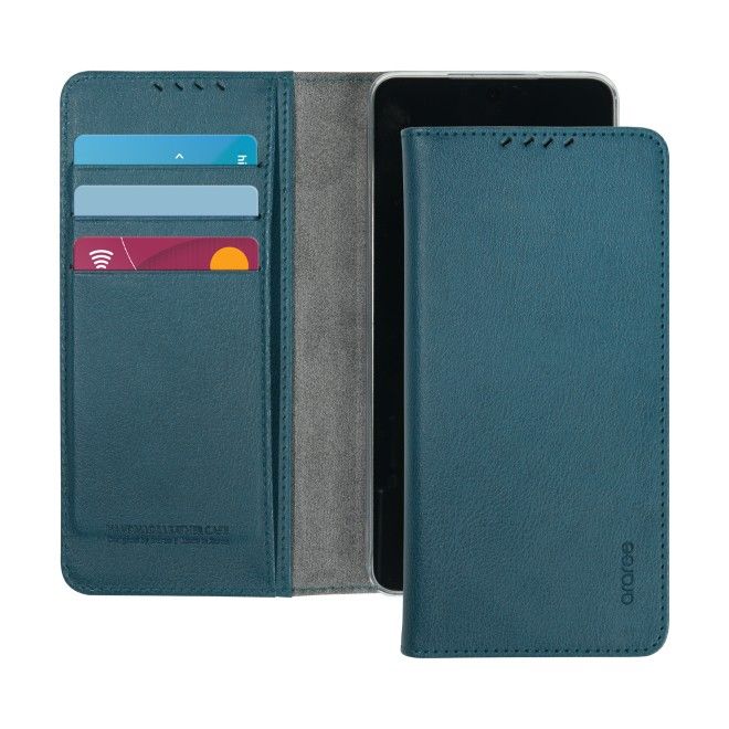 Araree - Samsung Galaxy S26 Hülle - Case aus Kunstleder - Mustang Diary Series - Made in Korea - blau