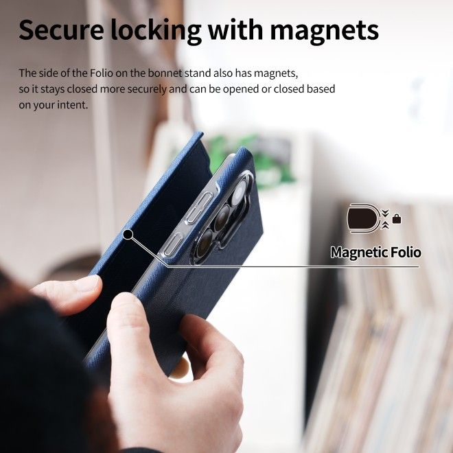 Araree - Coque Samsung Galaxy S26 Ultra - Étui avec fonction de support - Série Bonnet Diary - Fabriqué en Corée - Noir