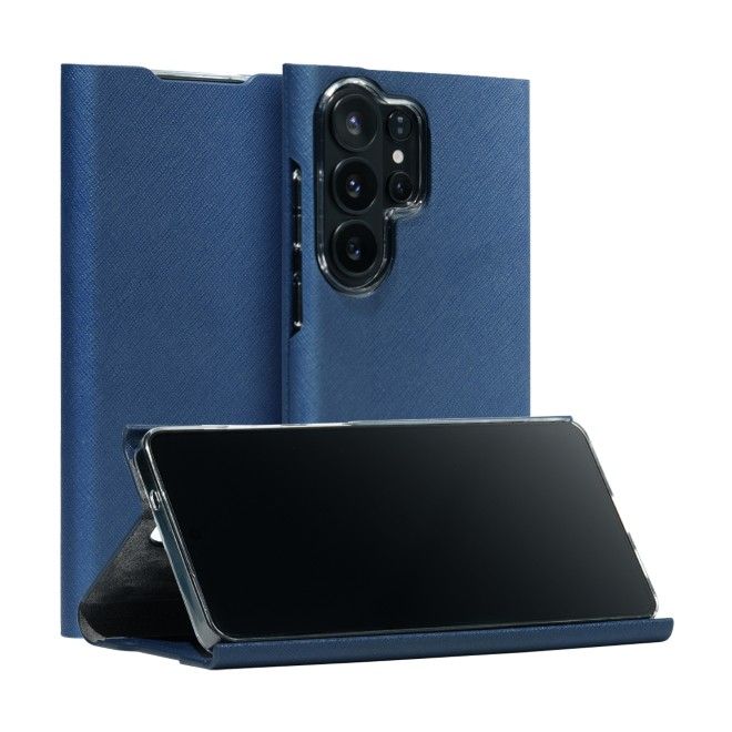 Araree - Coque Samsung Galaxy S26 Ultra - Étui avec fonction de support - Série Bonnet Diary - Fabriqué en Corée - bleu