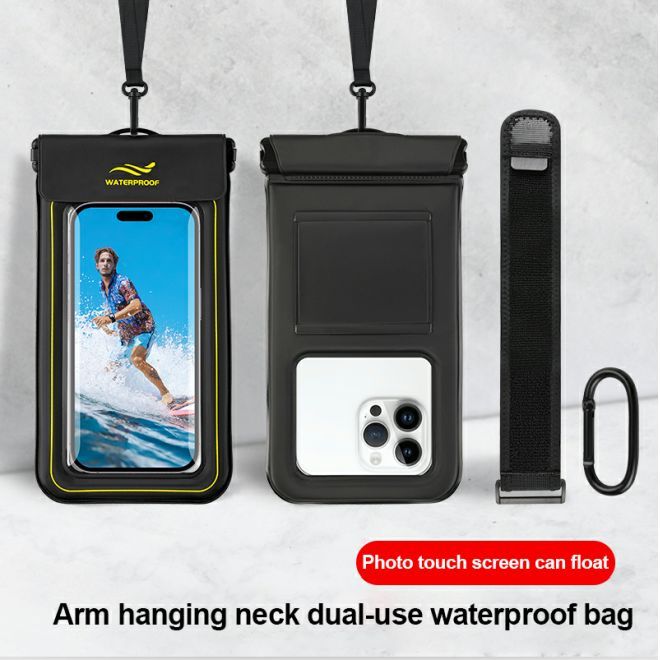 MU Sport – Brassard de sport 2 en 1 et sac bandoulière universel étanche pour smartphones jusqu'à 6,8 pouces – menthe