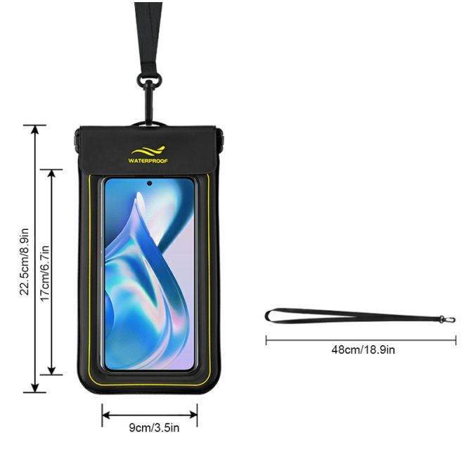 MU Sport – Brassard de sport 2 en 1 et sac bandoulière universel étanche pour smartphones jusqu'à 6,8 pouces – menthe