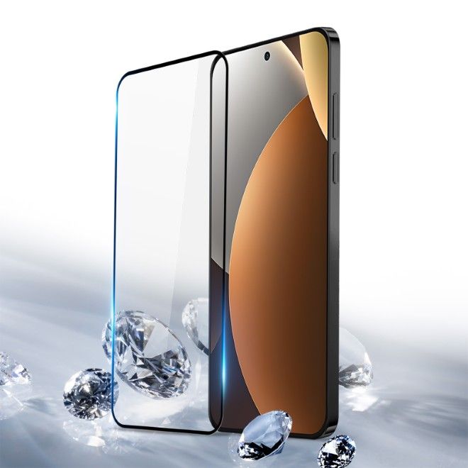 Dux Ducis - Xiaomi Redmi Note 15 Pro 4G Schutzglas Displayschutz - HD-2.5D-R Series - schwarz