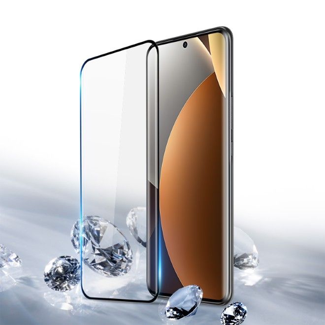 Dux Ducis - Xiaomi Redmi Note 15 Pro+ / Poco M8 Pro Schutzglas Displayschutz - HD-3D-R Series - schwarz