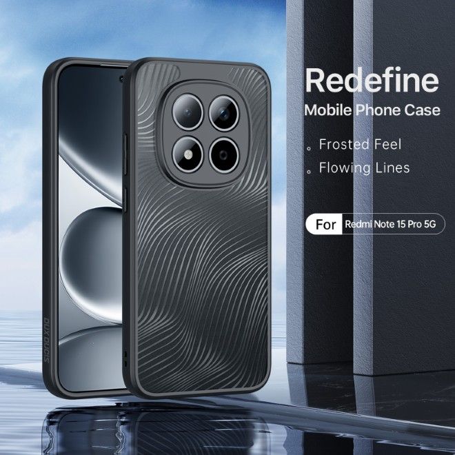 Dux Ducis - Coque Xiaomi Redmi Note 15 Pro 5G - Hardcase - Série Aimo - Noir