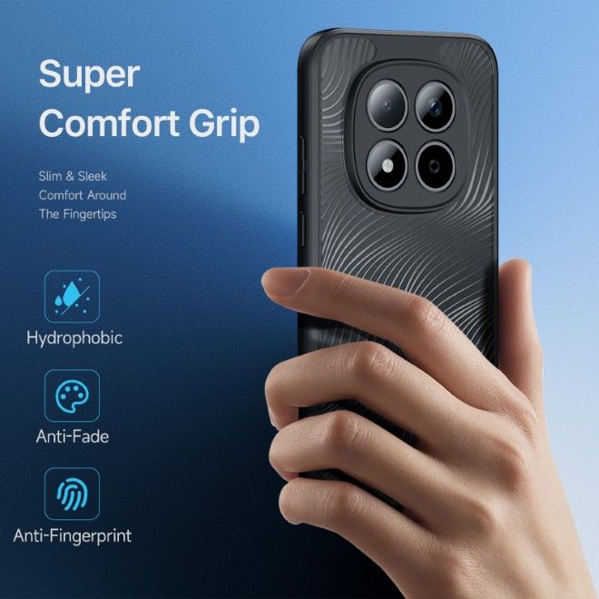 Dux Ducis - Coque Xiaomi Redmi Note 15 Pro 5G - Hardcase - Série Aimo - Noir