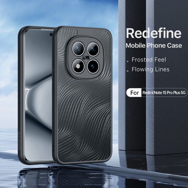 Dux Ducis - Coque rigide pour Xiaomi Redmi Note 15 Pro+ / Poco M8 Pro - Série Aimo - Noir