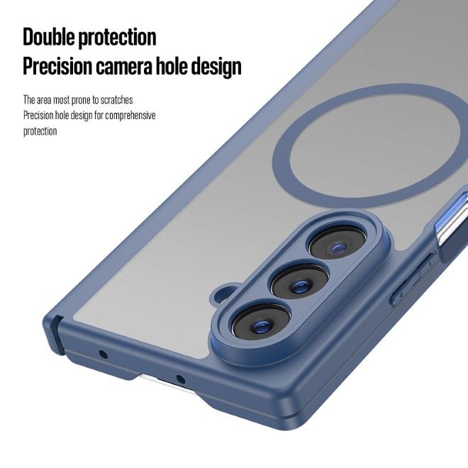 Dux Ducis - Samsung Galaxy Z Fold7 Hülle - Hardcase mit MagSafe - Expn Series - blau