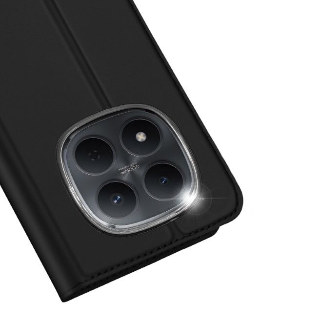 Dux Ducis - Étui Xiaomi Redmi Note 15 Pro 5G - Étui-livret - Série Pro - Noir