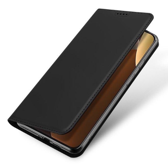 Dux Ducis - Étui Xiaomi Redmi Note 15 Pro 5G - Étui-livret - Série Pro - Noir