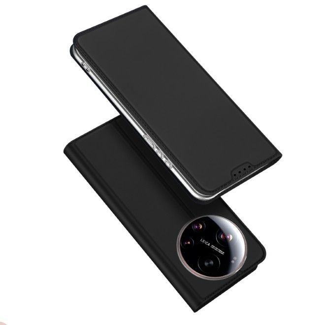 Dux Ducis - Étui Xiaomi 17 Ultra - Couverture type livret - Série Pro - Noir